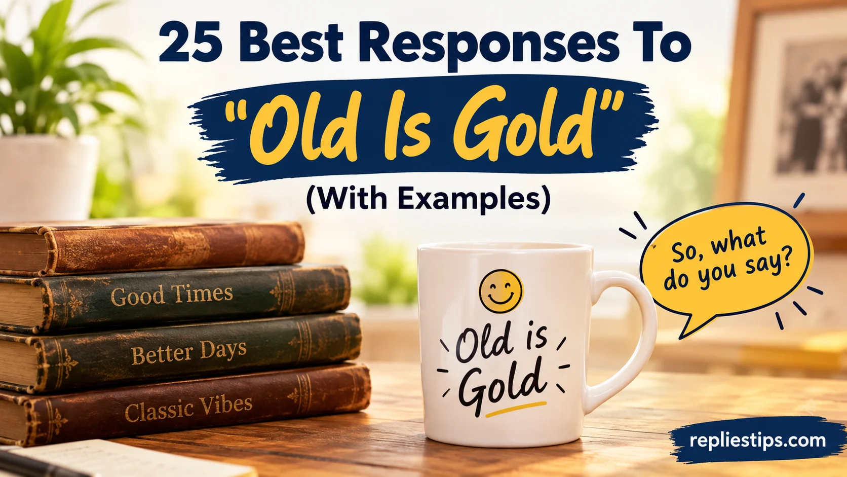 Best Responses To “Old Is Gold”