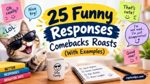 Funny Responses Comebacks Roasts