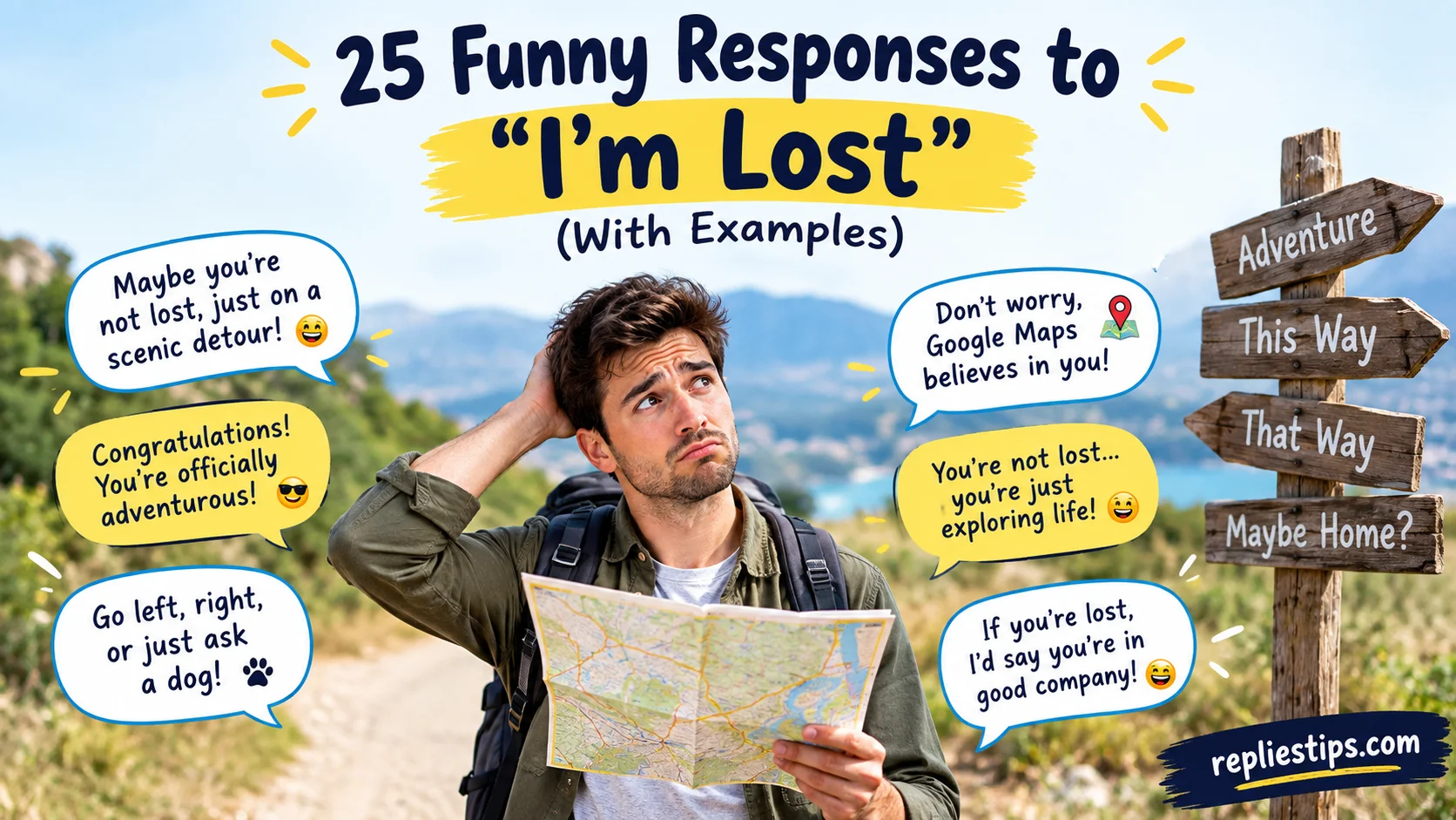 Funny Responses to “I’m Lost”