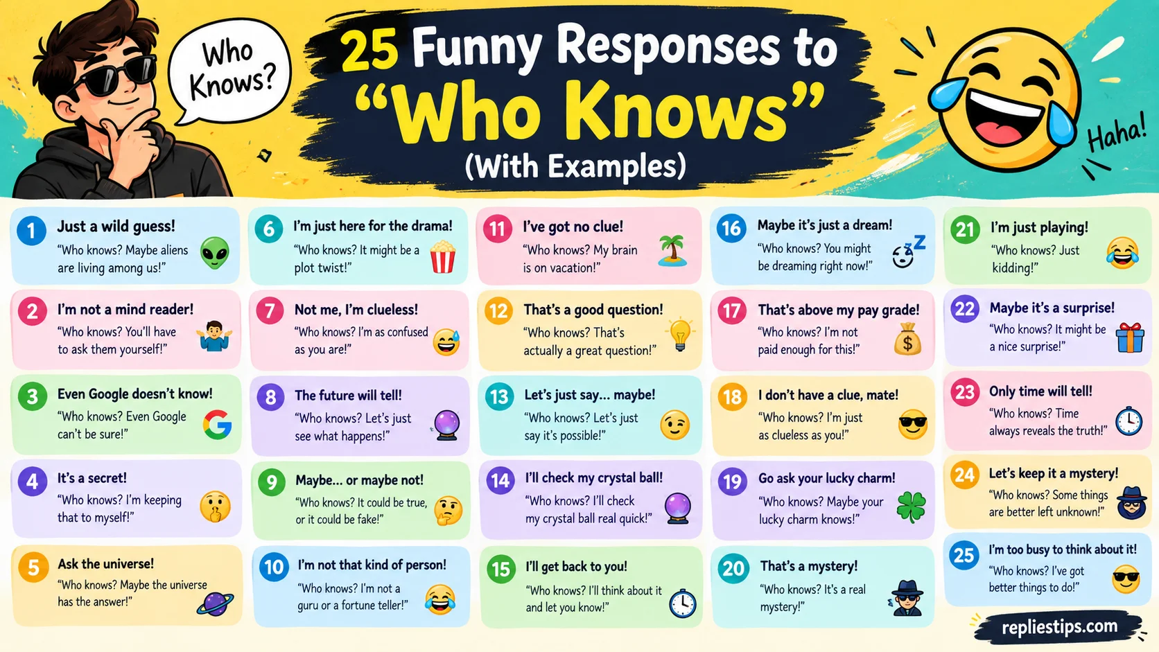 Funny Responses to “Who Knows”