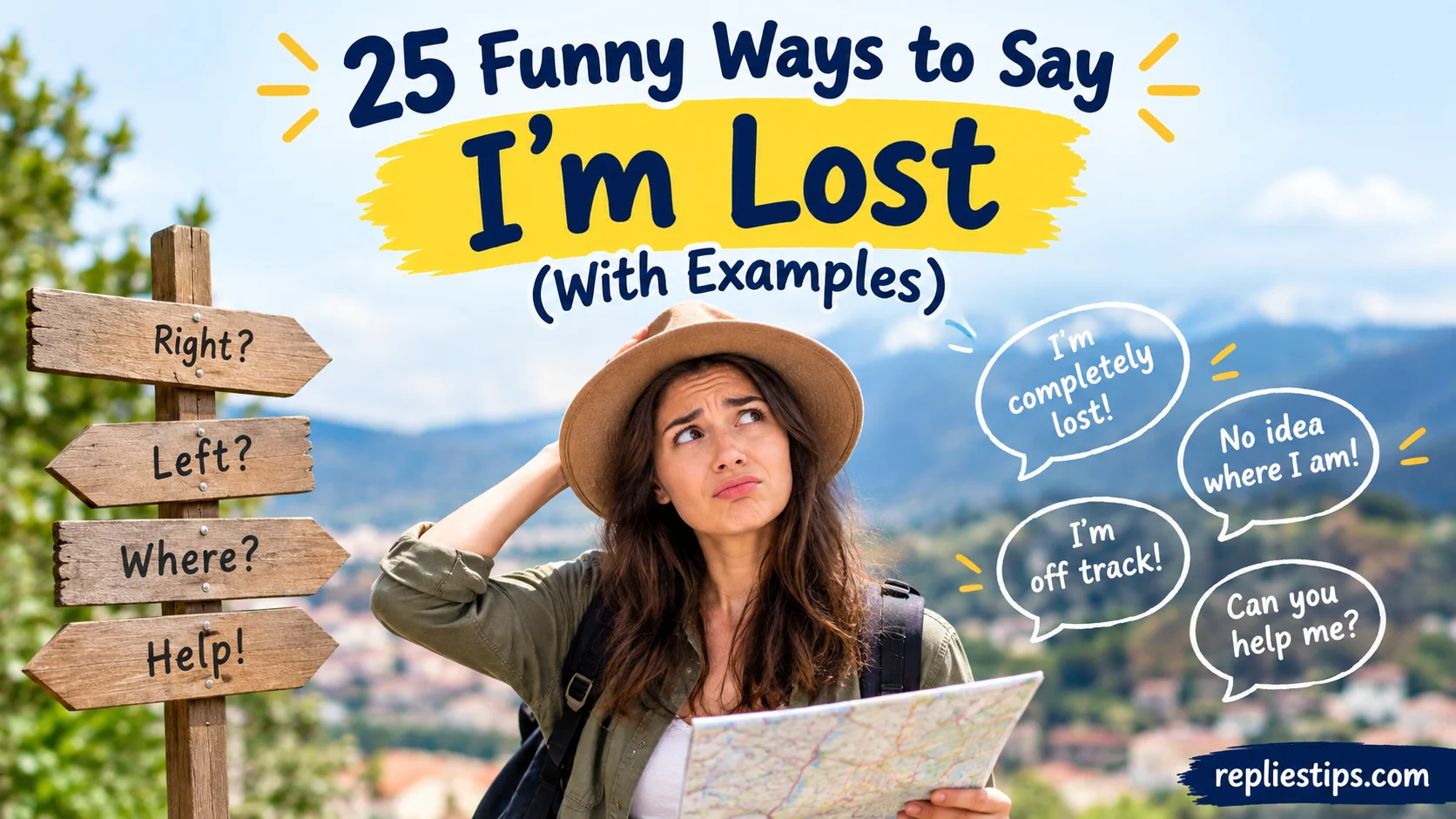 Funny Ways to Say I’m Lost