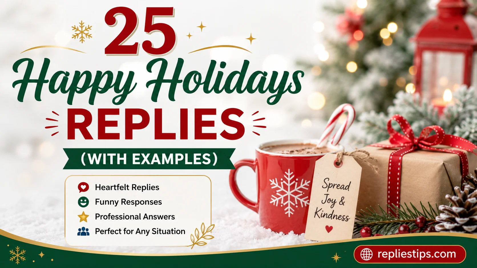 Happy Holidays Replies