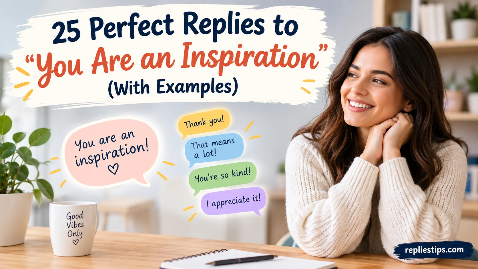 Perfect Replies to “You Are an Inspiration”