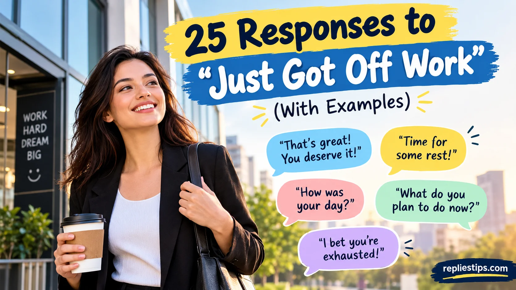 Responses to “Just Got Off Work”