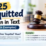 Acquitted Mean in Text