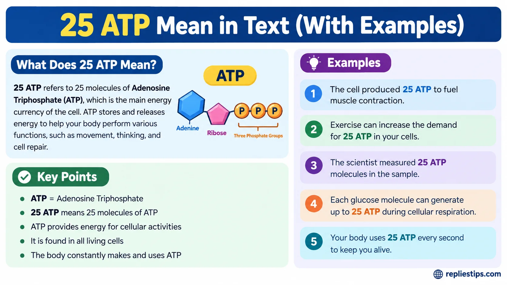 ATP Mean in Text