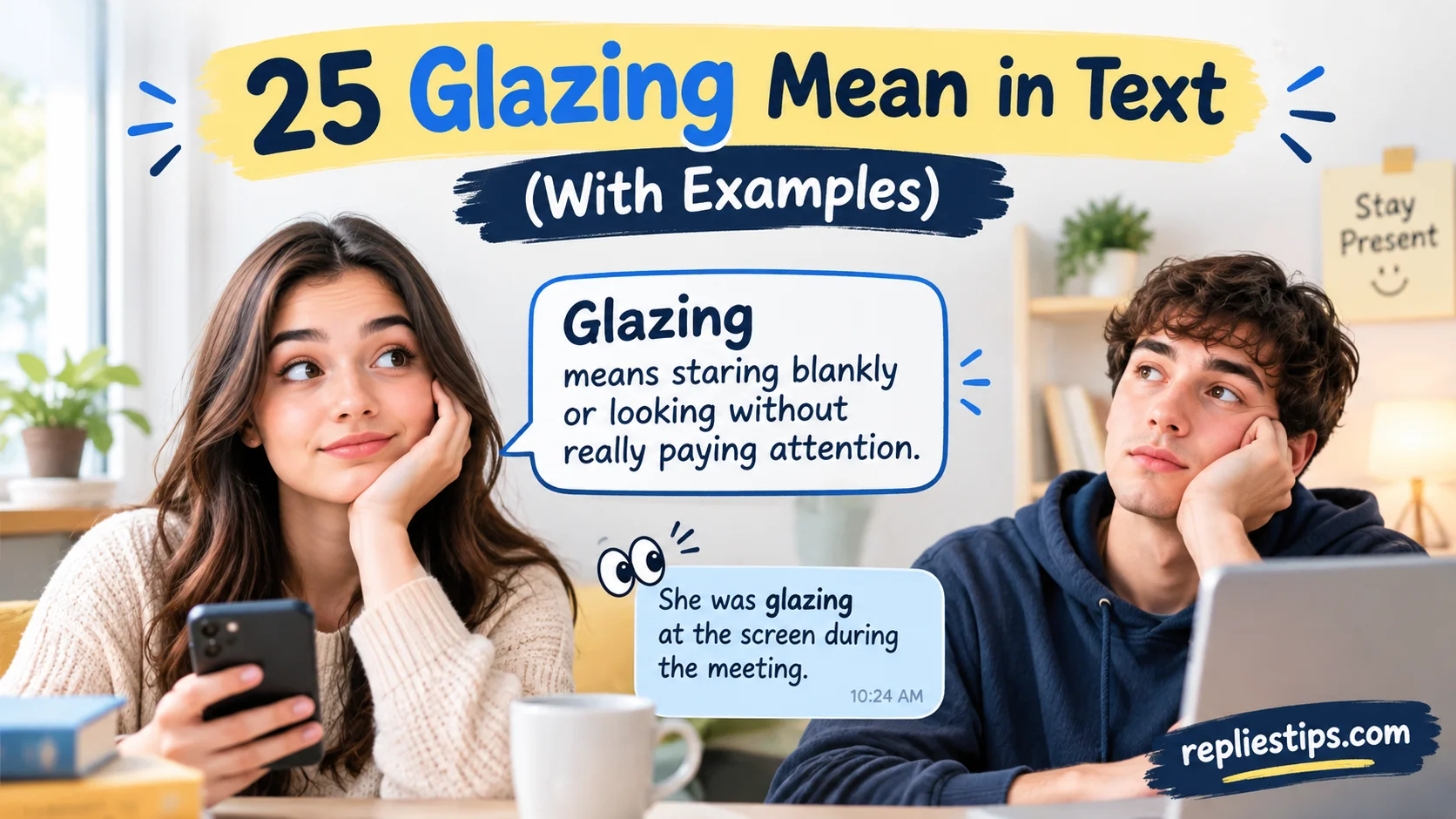 Glazing Mean in Text