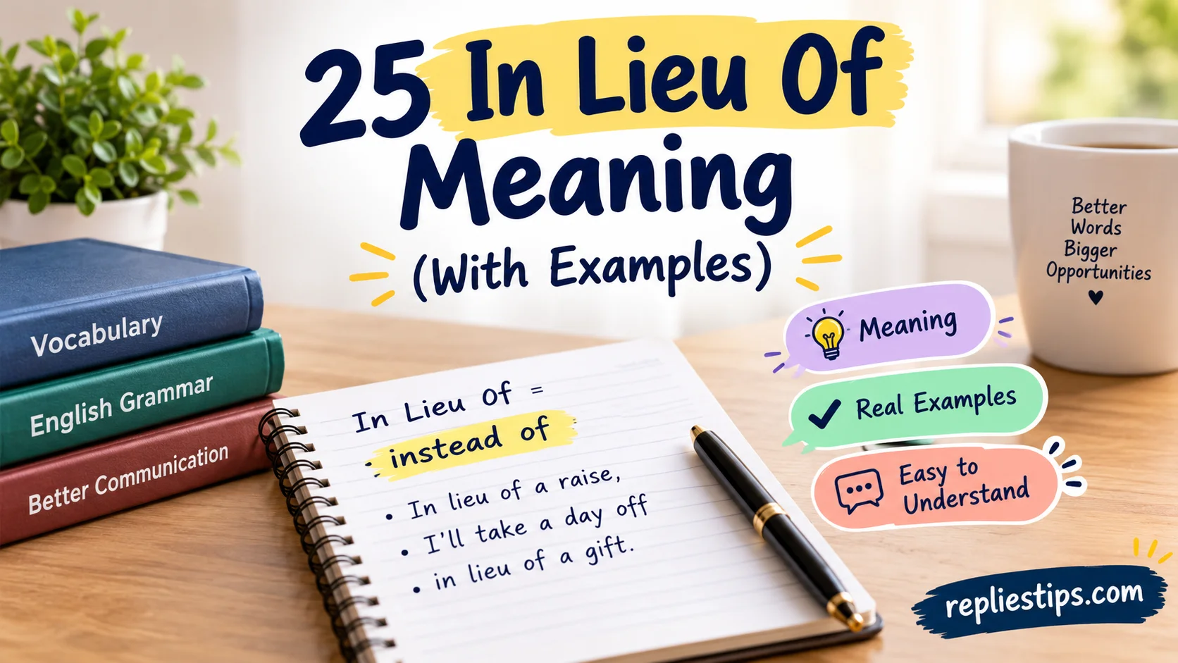 In Lieu Of Meaning