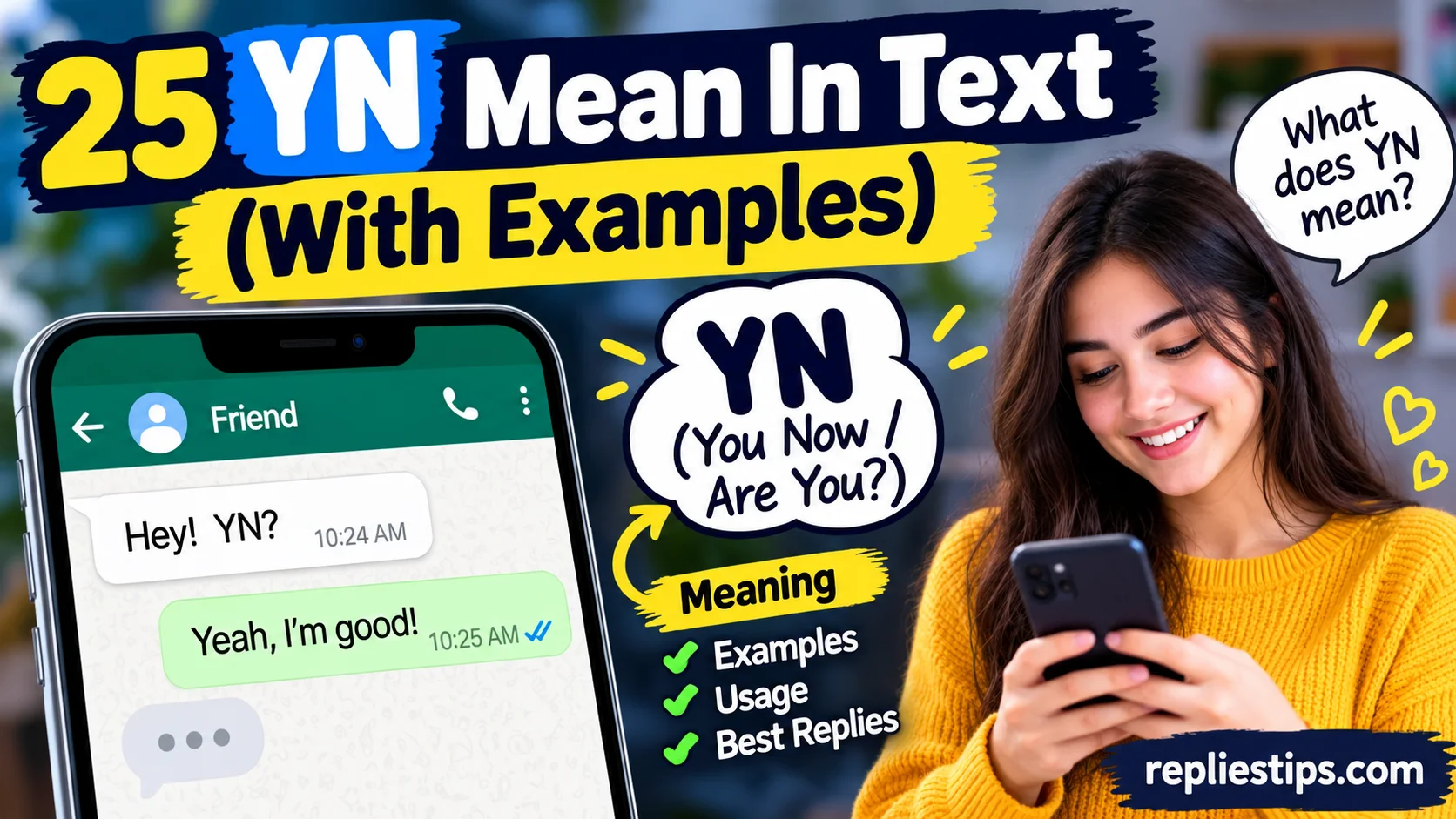 YN Mean In Text